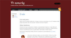 Desktop Screenshot of ponemecky.com