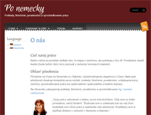 Tablet Screenshot of ponemecky.com